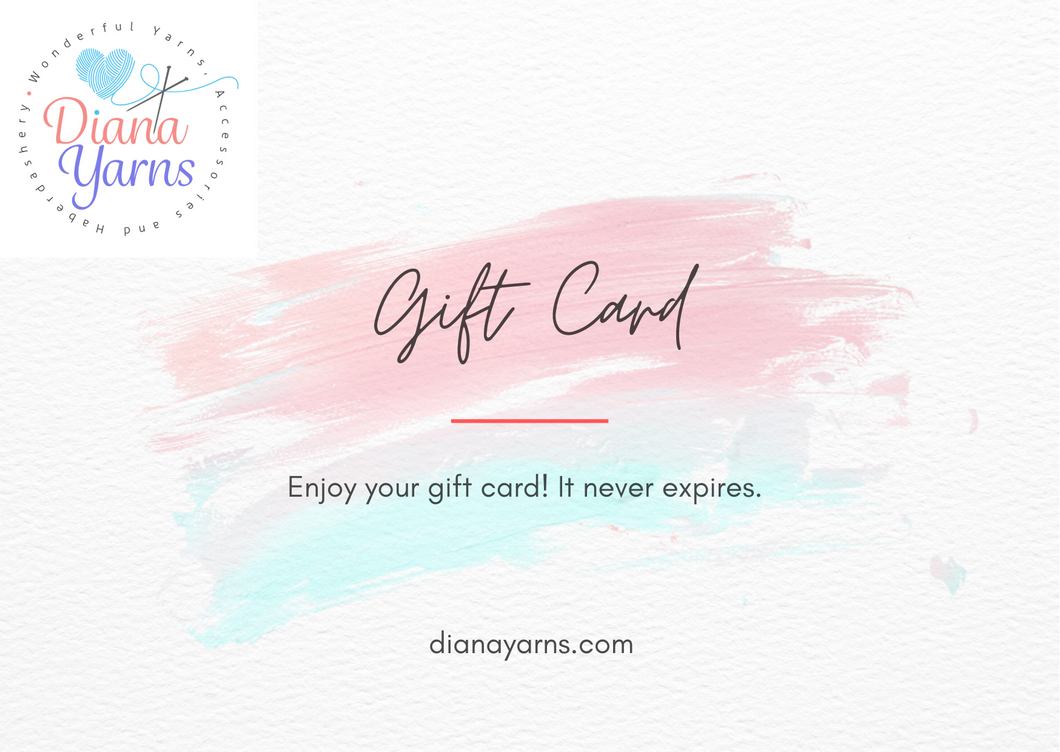 Diana Yarns Gift Card